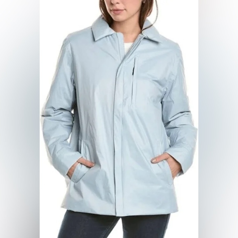 RAINS Fuse Overshirt in Light Blue size Medium. New with tag